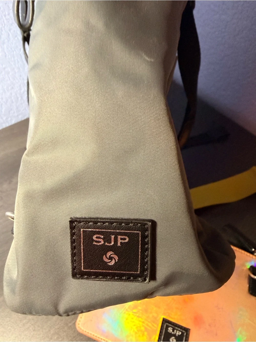 SJP by Sarah Jessica Parker Samsonite Gray Nylon Backpack Travel Laptop Bag